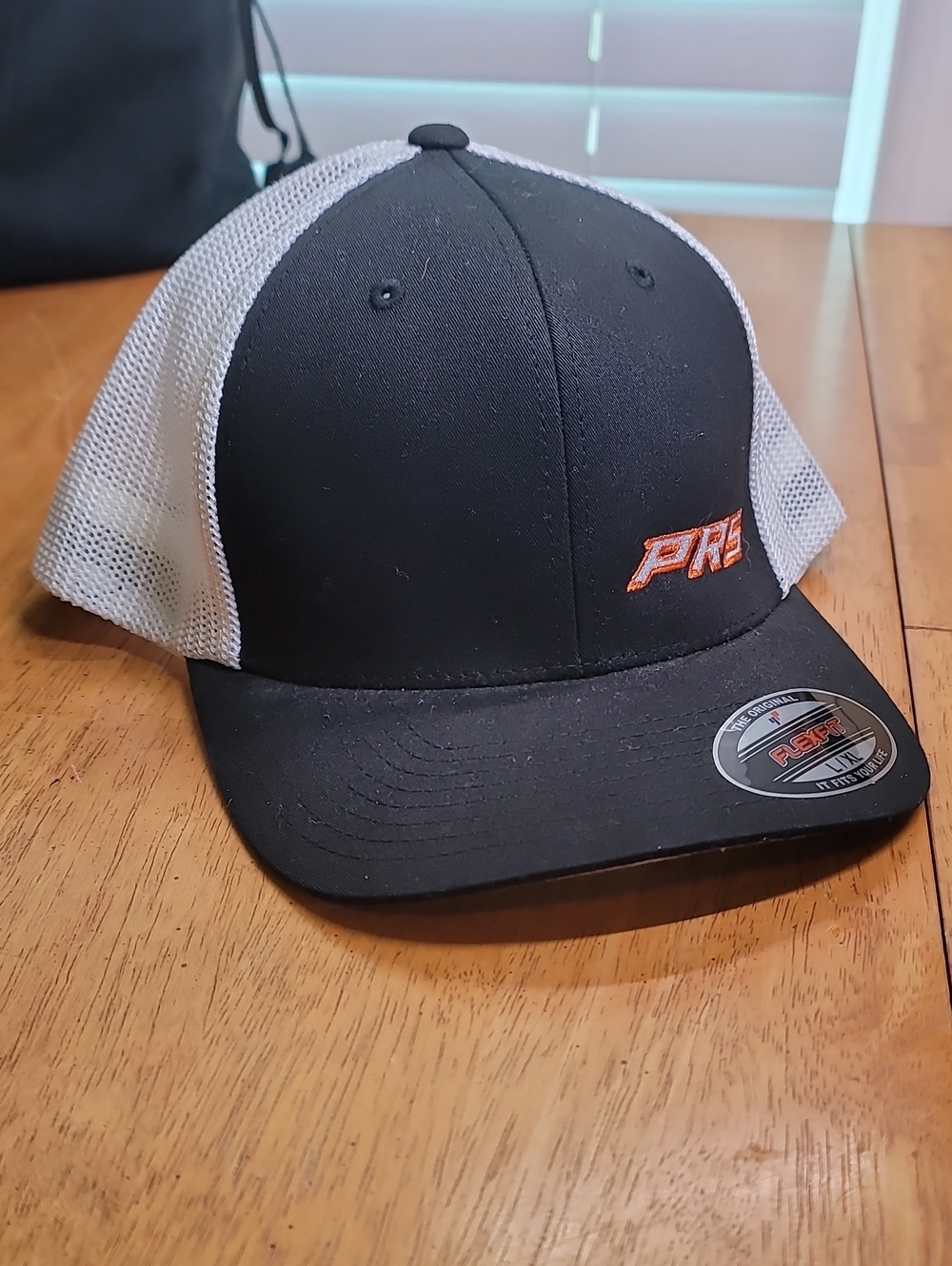PRS Branded Black & White Mesh Trucker Hat